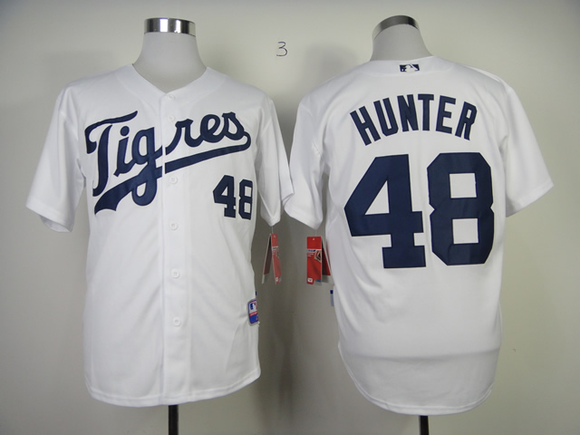 Men Detroit Tigers #48 Hunter White MLB Jerseys1